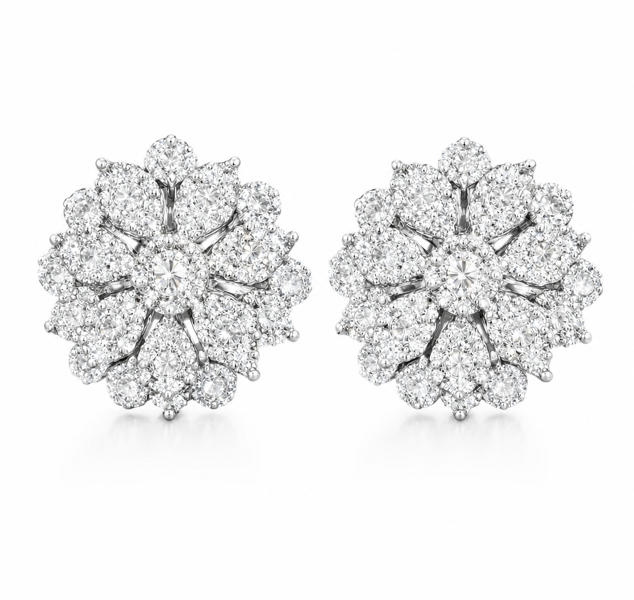 Floral Cluster Studs