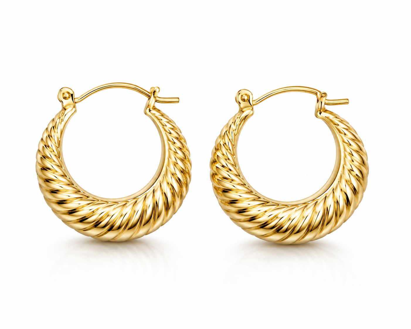 Croissant Hoop Earrings