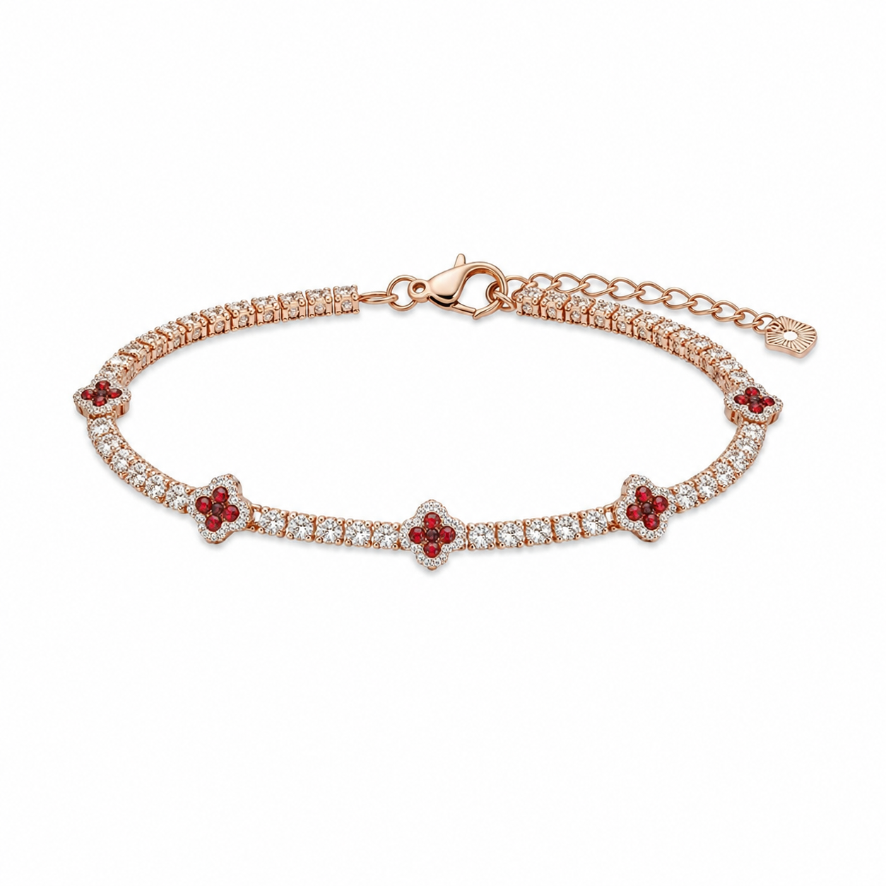 Rose Gold Clover Bracelet