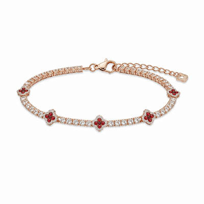 Rose Gold Clover Bracelet
